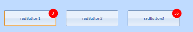 Notification badges implies that we have number of items associated with the link